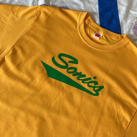 Vintage 70s Seattle Sonics Logo T-shirt XL - Picture 6 of 9